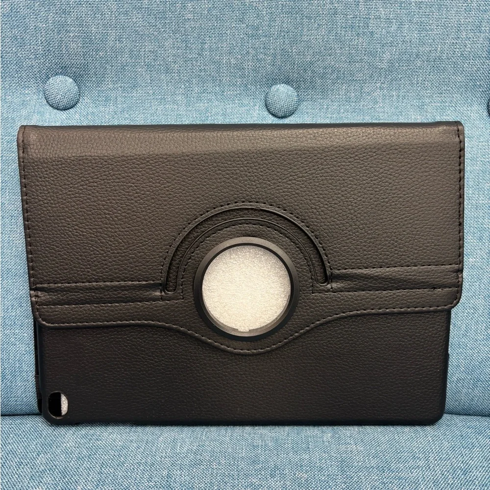 Black Rotating Tablet Folio Case for IPAD 5-6 (9.7 inch screen)